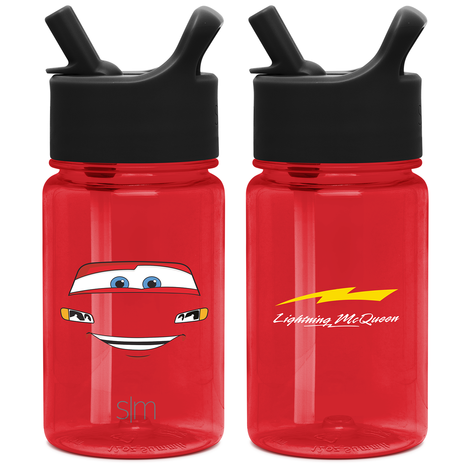 Summit Kids Plastic Water Bottle with Straw Lid