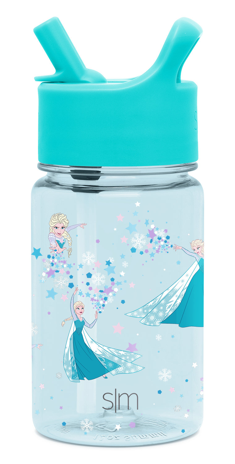 Summit Kids Plastic Water Bottle with Straw Lid