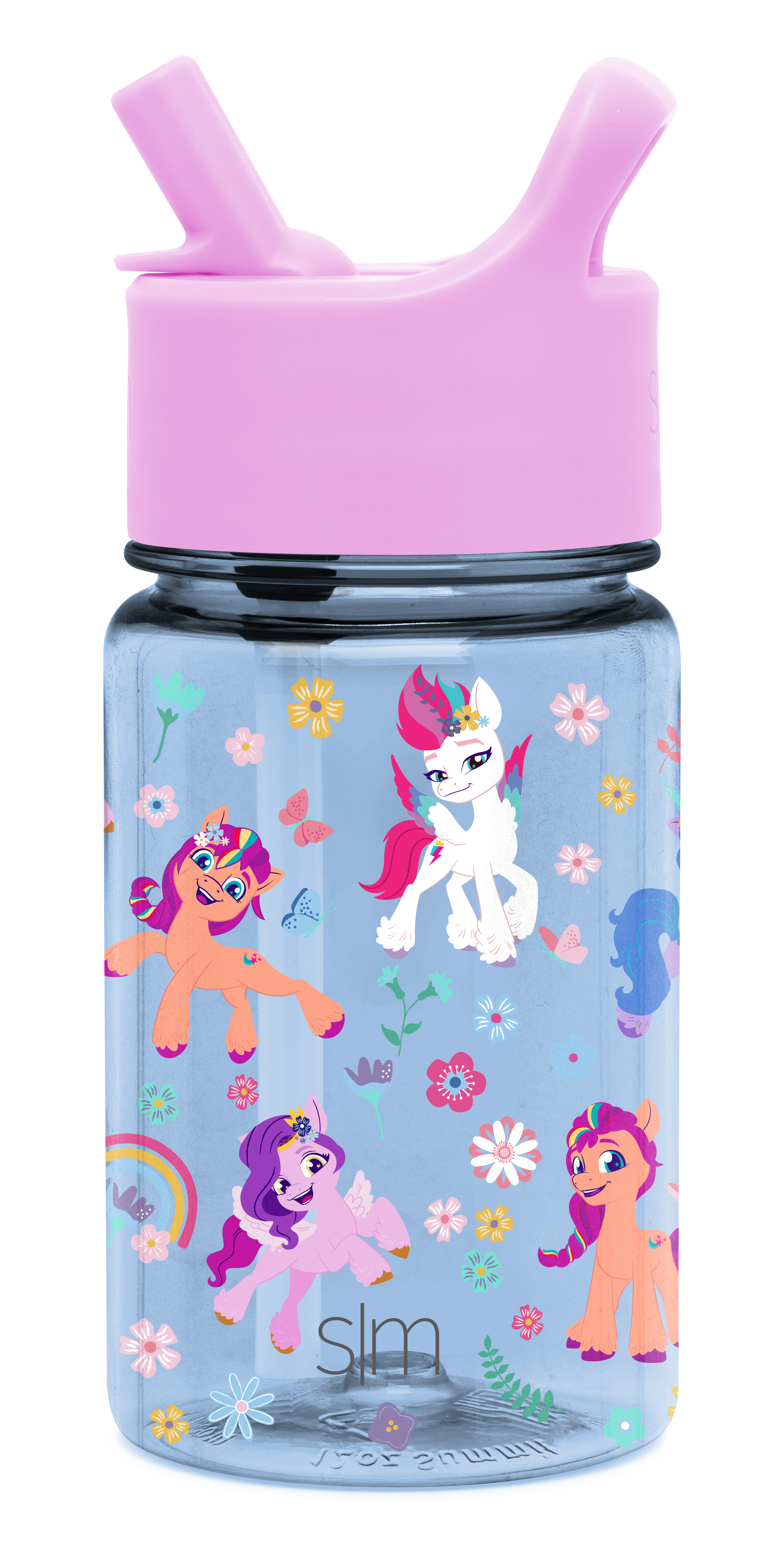 Summit Kids Plastic Water Bottle with Straw Lid