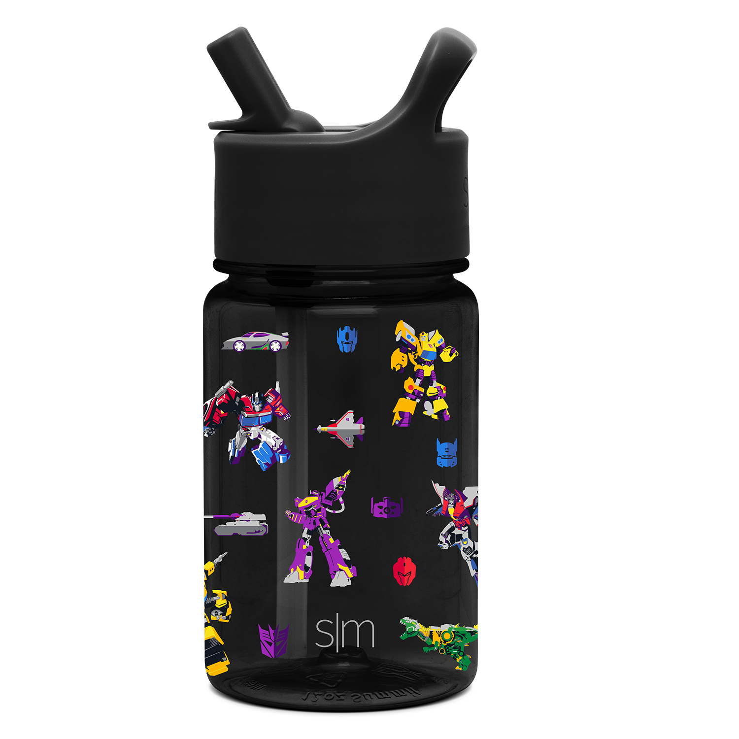 Summit Kids Plastic Water Bottle with Straw Lid