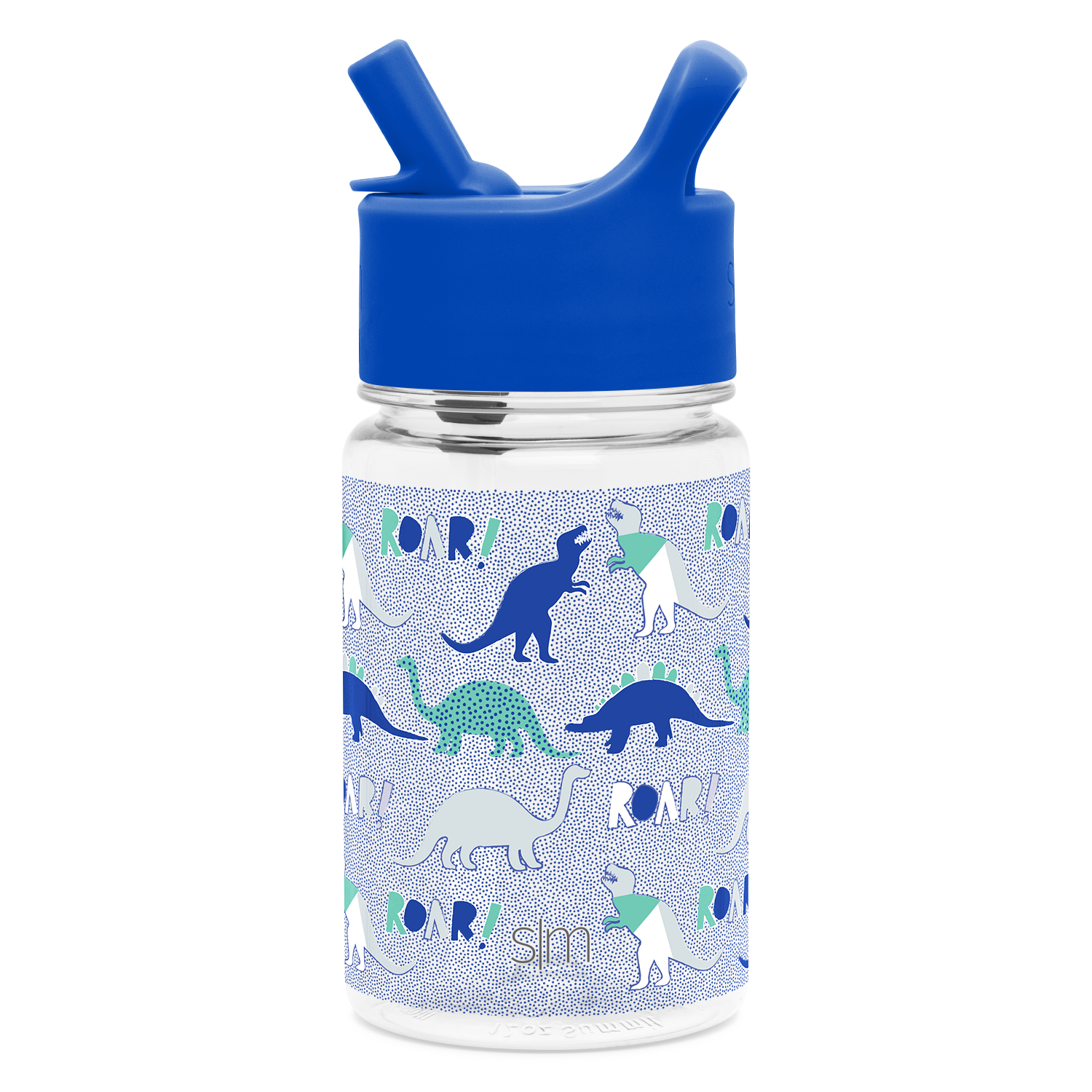 Summit Kids Plastic Water Bottle with Straw Lid