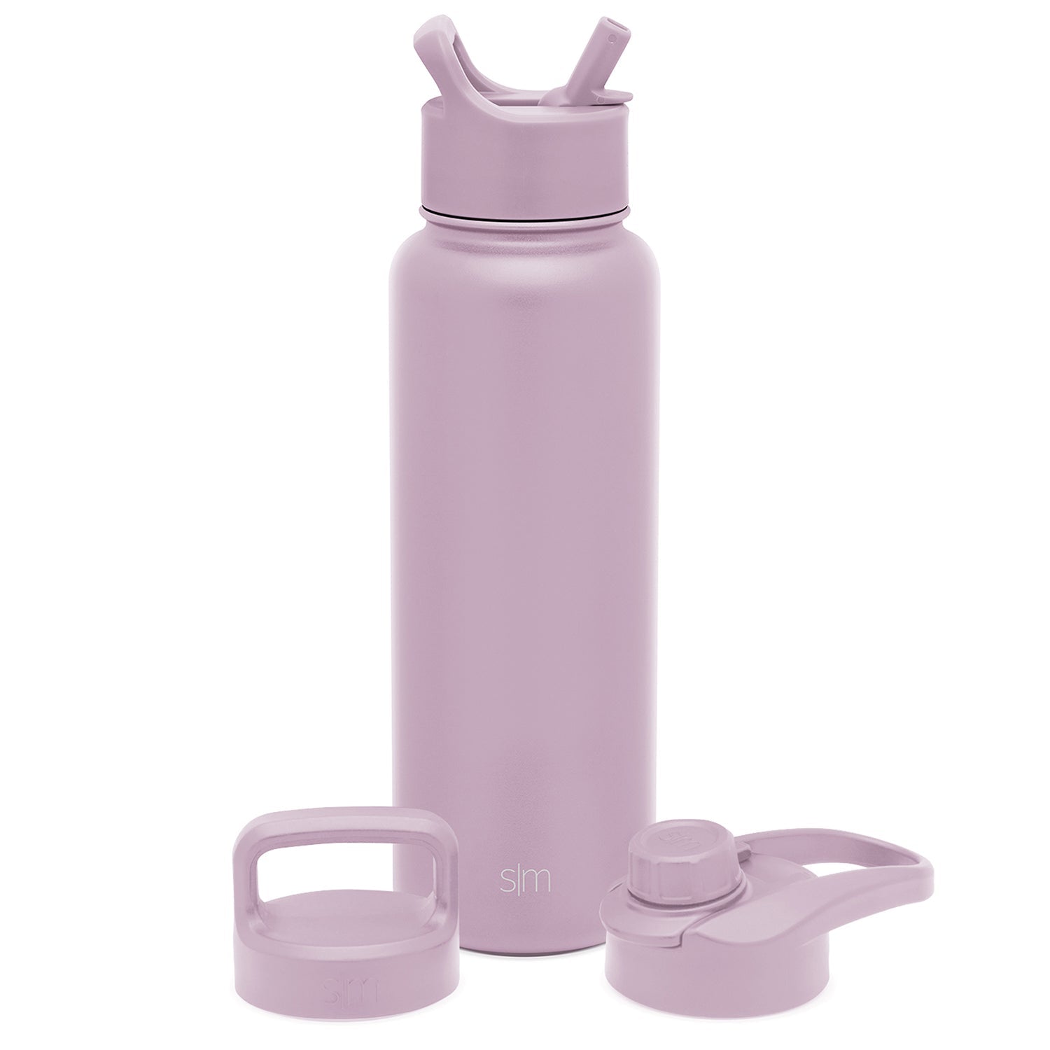 Summit Water Bottle with Straw Lid, Chug Lid, and Handle Lid